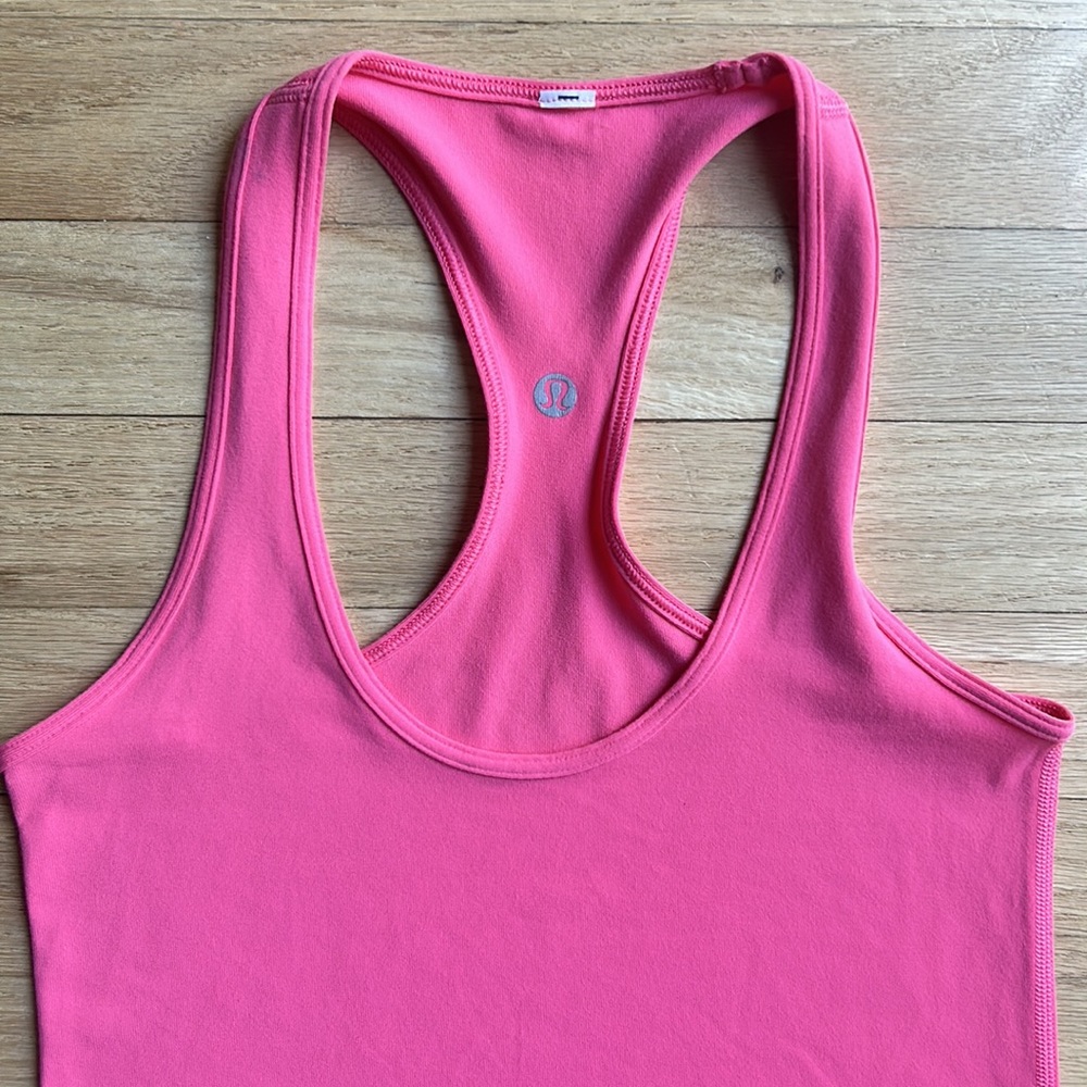 Pink Lululemon tank see measurements for sizing - Picture 2 of 12